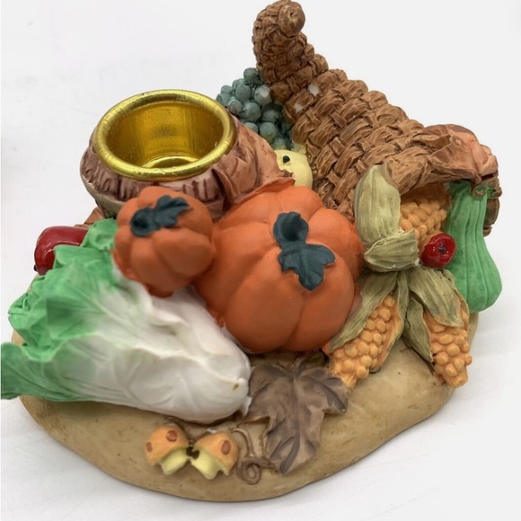 3 Piece Thanksgiving Day Centerpiece. Measurements are shown. Breakable - Picture 4 of 6